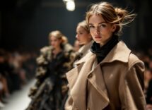 Sfilata di alta moda a Parigi con abiti eleganti