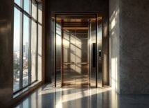 Un ascensore che rappresenta momenti romantici nel cinema