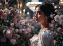 Bianca Censori e Kanye West in un evento di moda