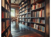 Chiara Gamberale mentre scrive ispirata dalla sua arte