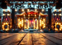 Clara Soccini in performance al Festival di Sanremo