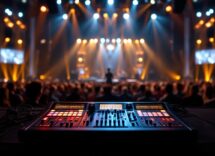 Dj in un evento affollato con tensioni visibili