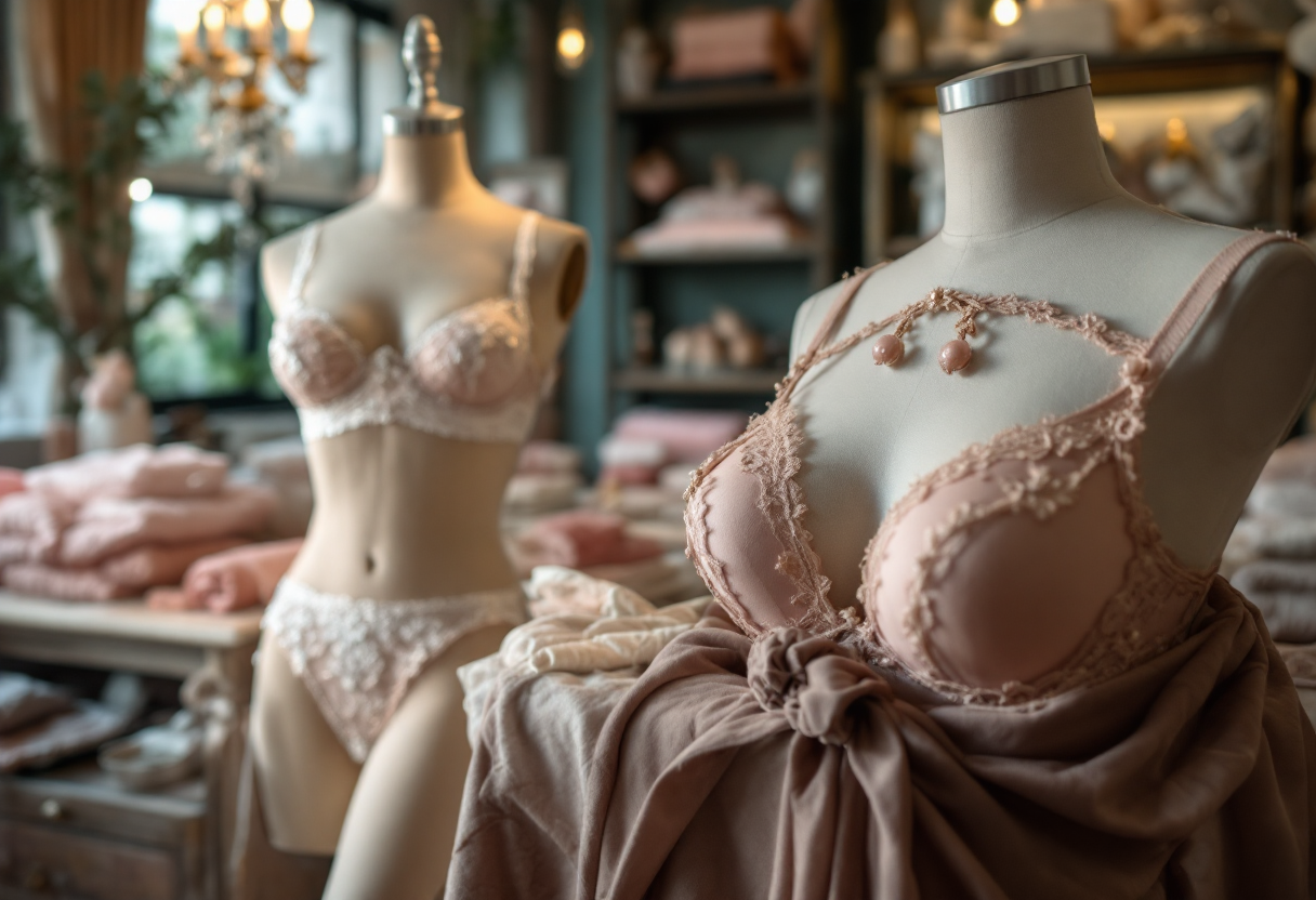 Immagine che rappresenta l'evoluzione dell'intimo nella moda