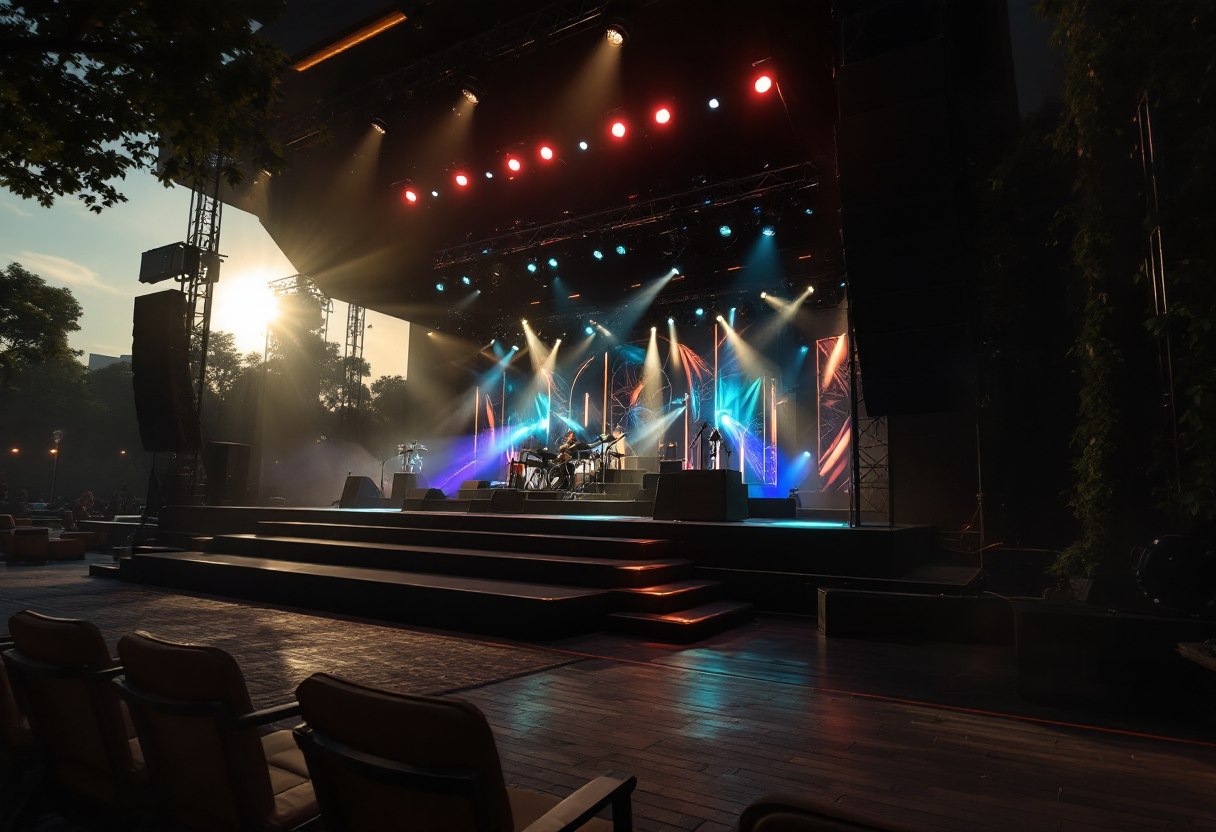 Artisti sul palco del Festival di Sanremo 2025