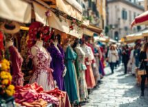 Immagine del festival di Sanremo con artisti in scena