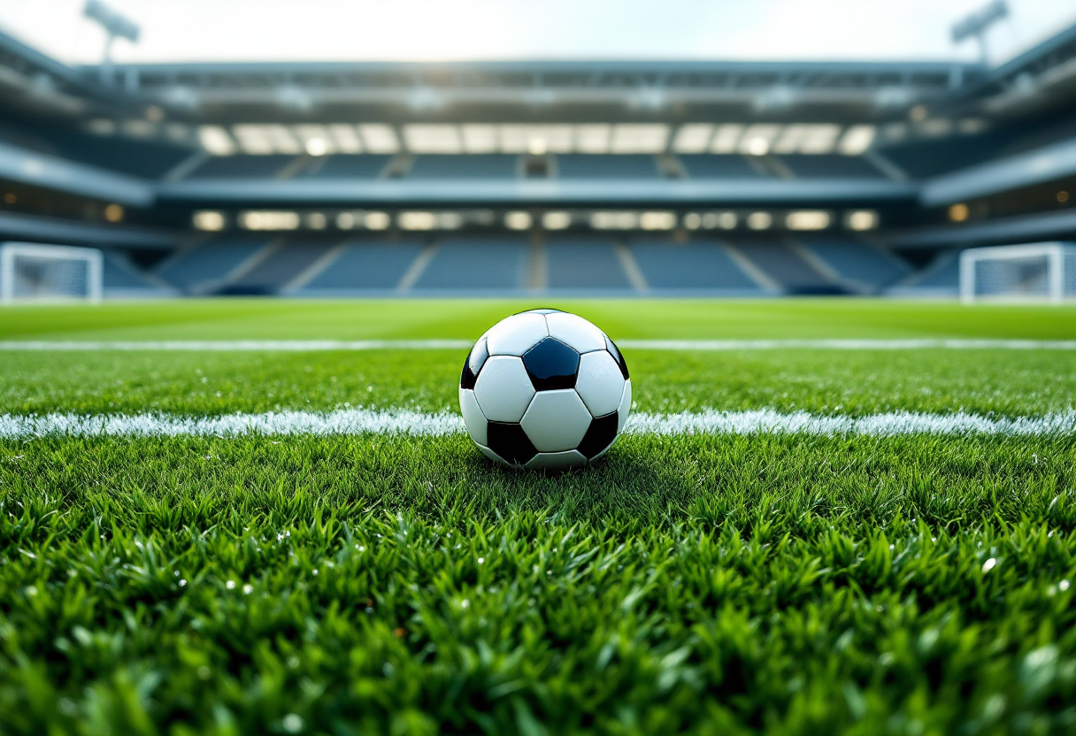 Giocatori in azione durante la 26a giornata di Serie A