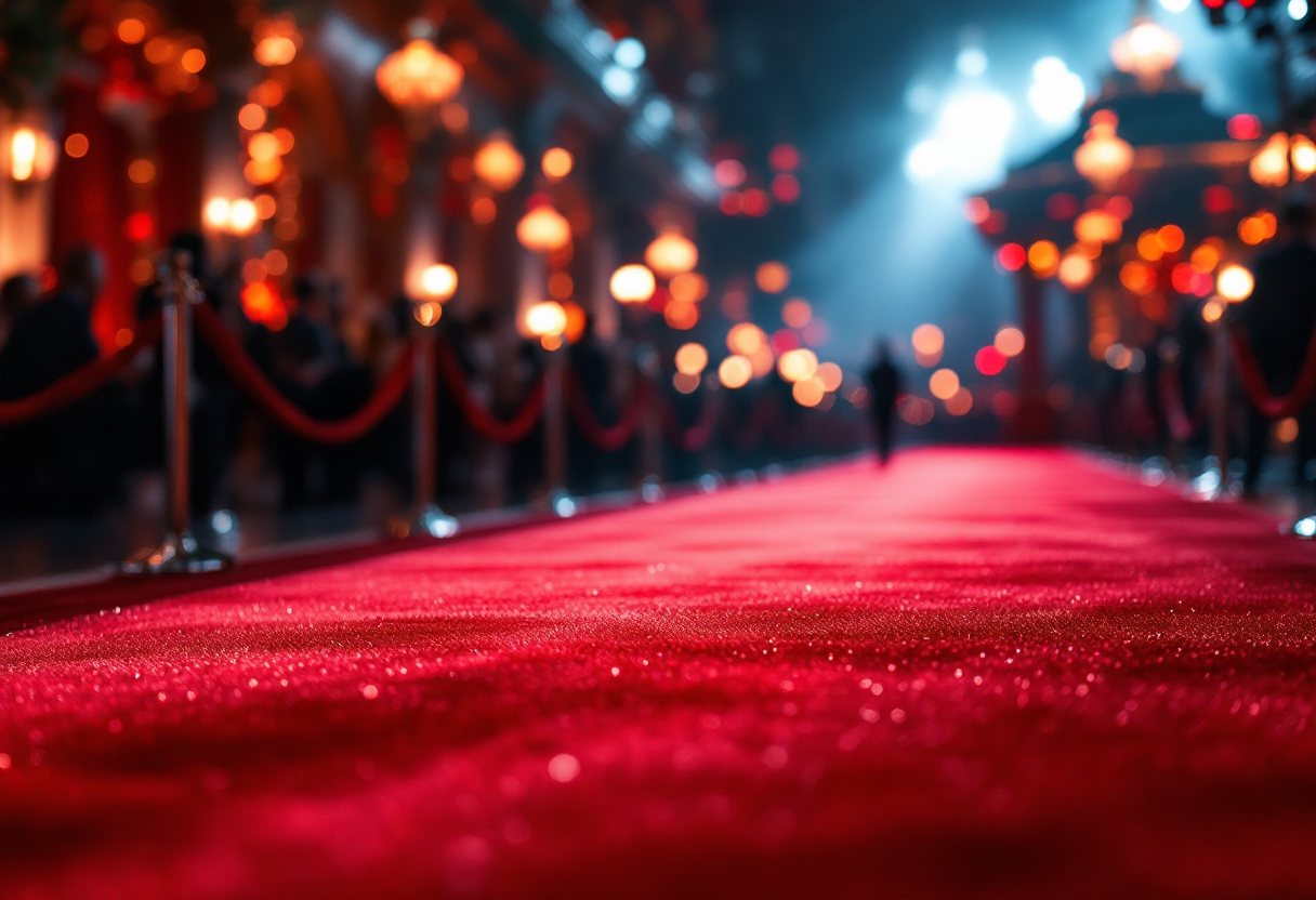 Celebrità in abiti eleganti e audaci sui red carpet