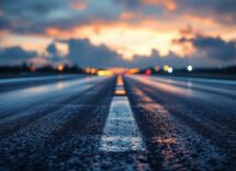 Immagine di un incidente aereo che coinvolge celebrità