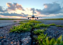 Immagine di un incidente aereo che coinvolge celebrità