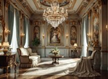 Vittoria Puccini in un abito ispirato al Belcanto