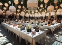 Celebrità italiane con borse false in un evento