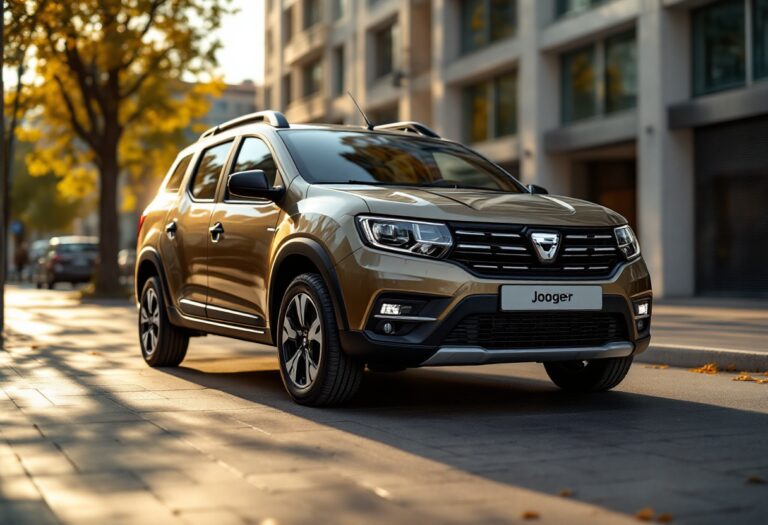 Dacia Jogger, SUV versatile, in un paesaggio europeo