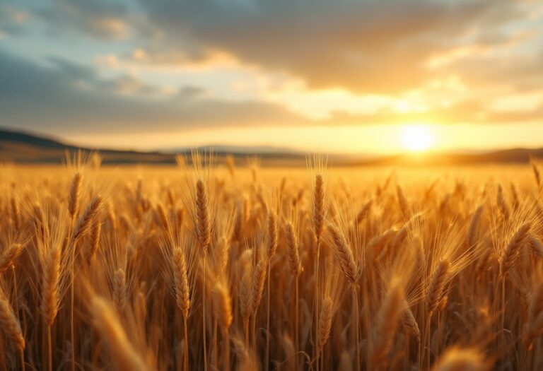 Scena dell'alba durante la mietitura in Hunger Games