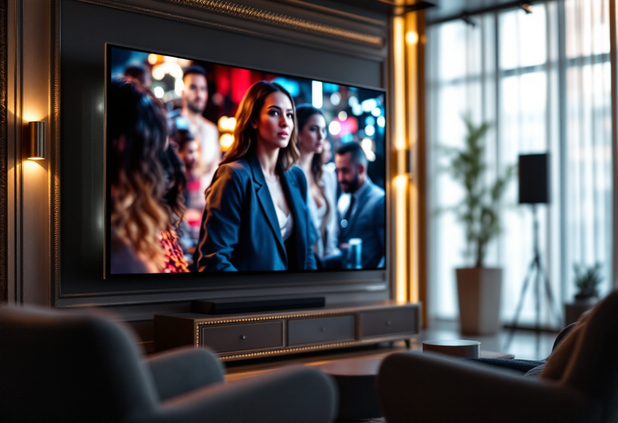 Meghan Markle durante un evento promozionale per Netflix