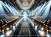 Concorrenti di Miss Italia in abiti tradizionali e moderni