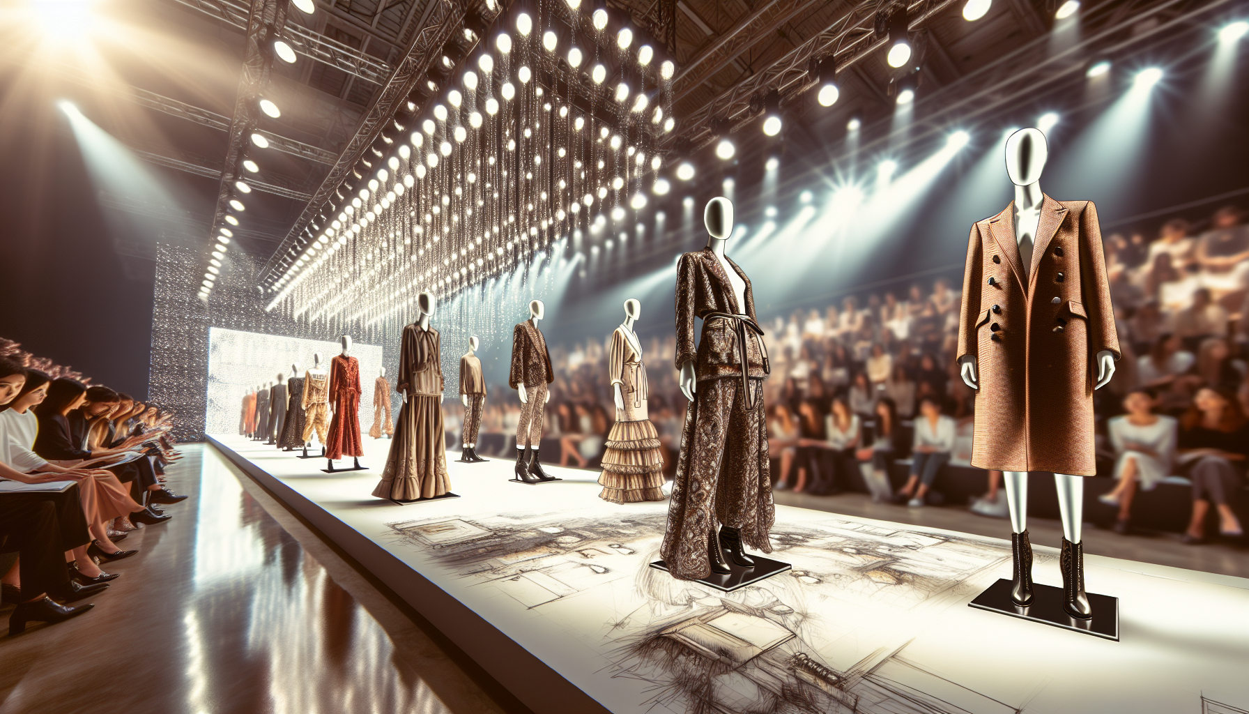 Sfilata di moda indipendente alla Milano Fashion Week