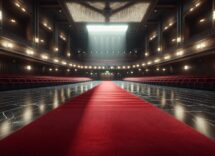 Celebrità in abiti eleganti sul tappeto rosso degli Oscar 2023