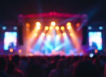 Tony Effe durante un'intervista dopo Sanremo 2023