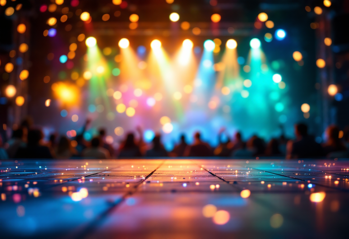 Immagine del talent show Like a Star con artisti emozionanti