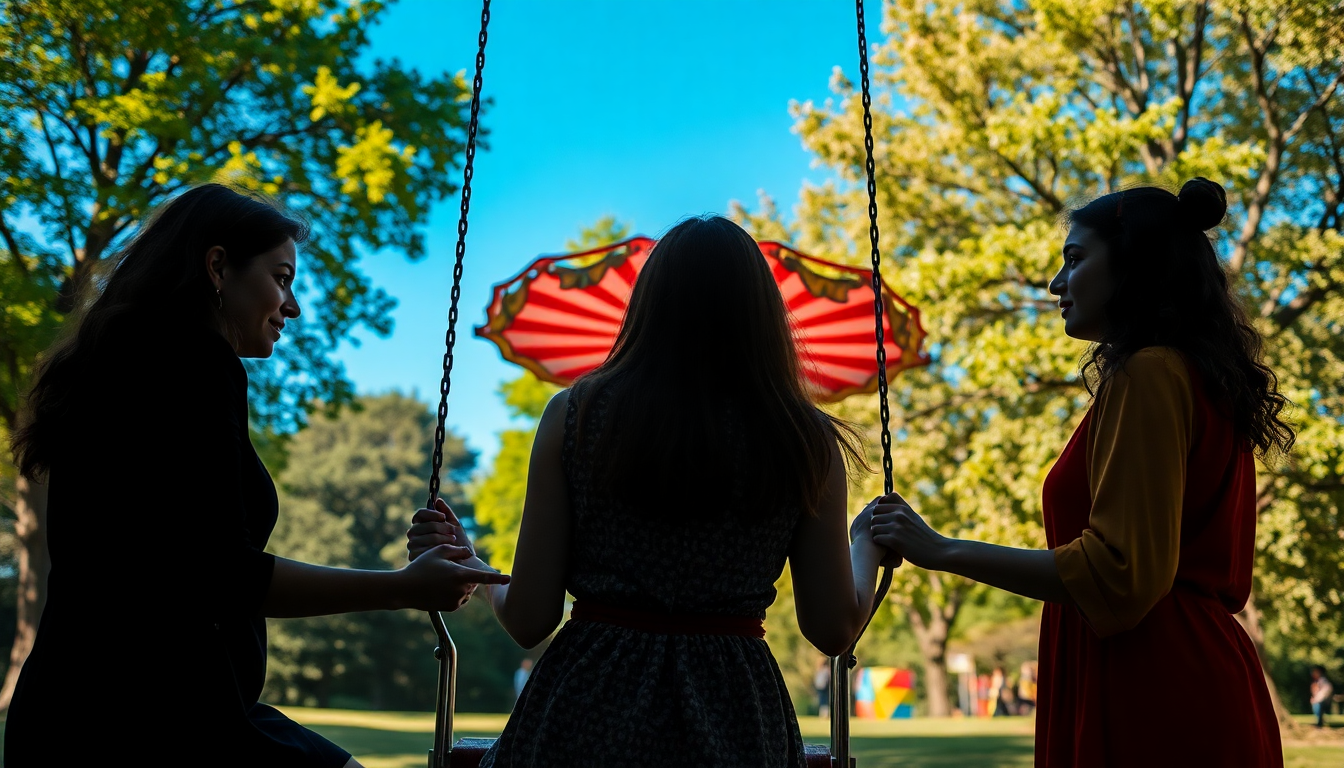 le altalene di amicizia tra siria jenny e alessia 1748492783