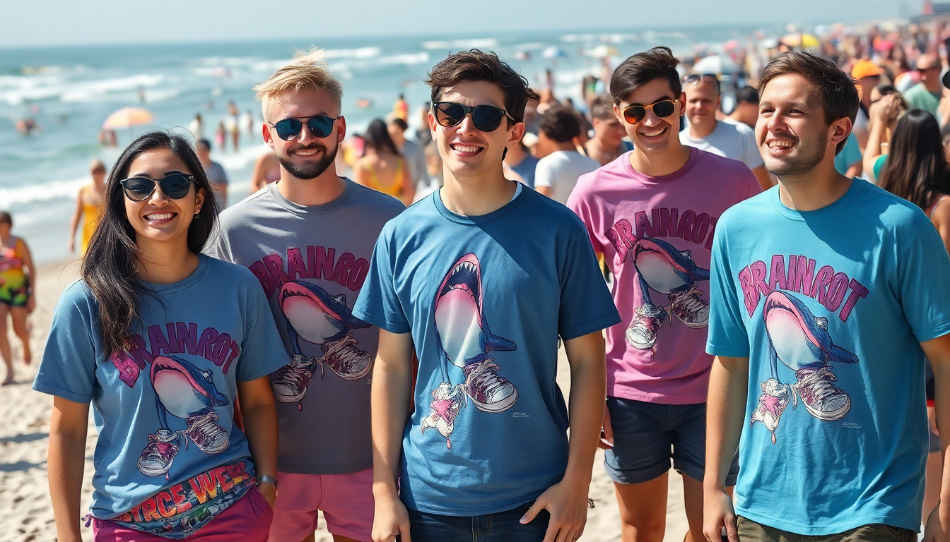 maglietta brainrot lirresistibile caos della cultura nerd 1748613628