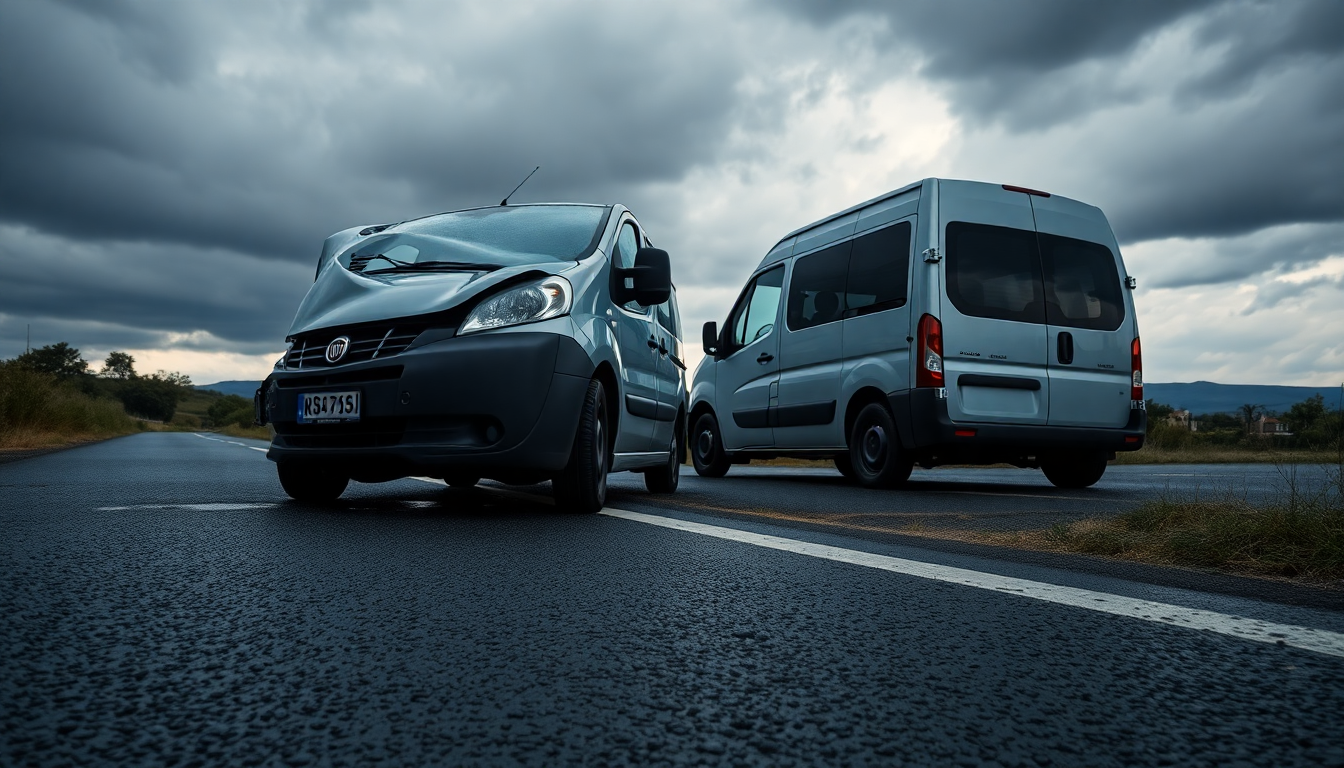 incidente stradale a torre santa susanna la fiat multipla e il furgone che rovinano un lunedi 1750155240