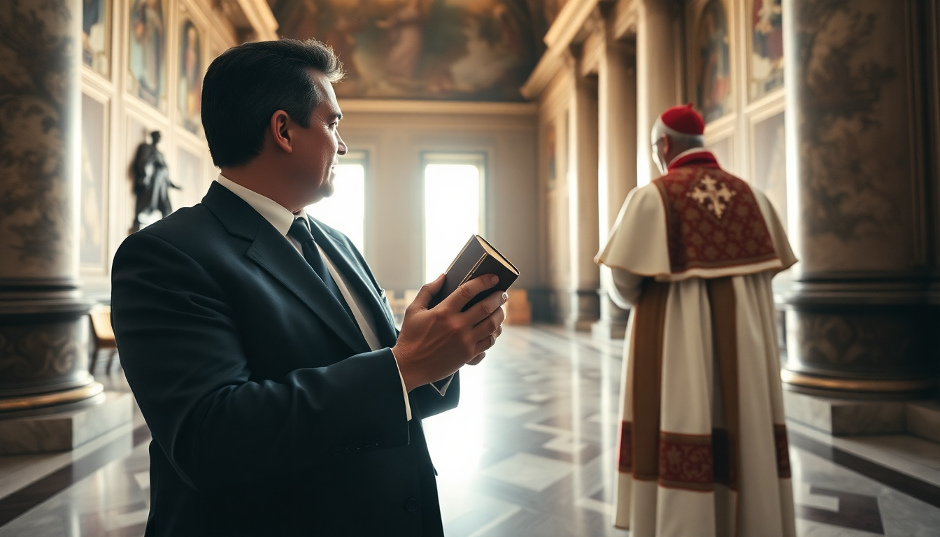 incontro storico tra al pacino e papa leone xiv in vaticano 1750760603
