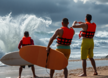 mareggiata a rosa marina salvataggio tempestivo dei bagnini 1751101868