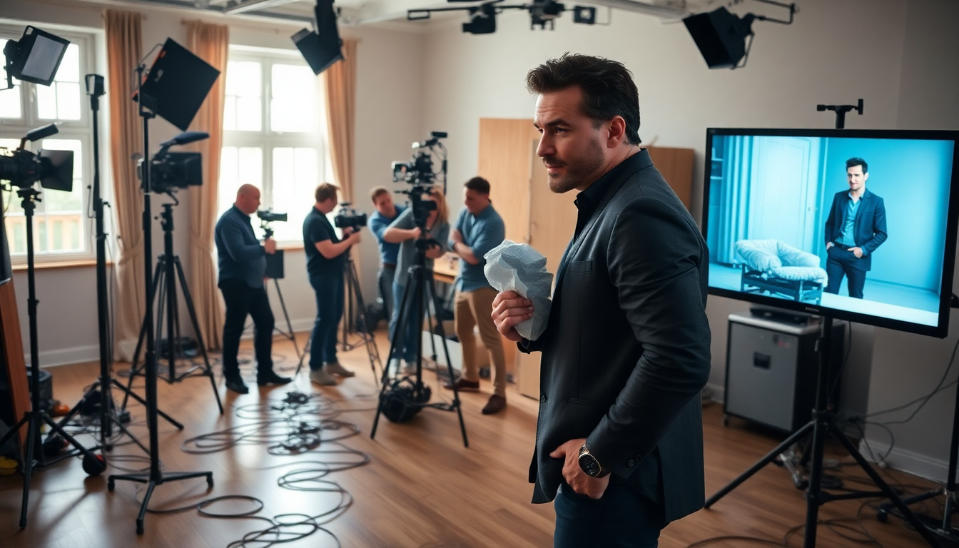 gabriel garko lattore affronta un infortunio sul set con determinazione 1751579002