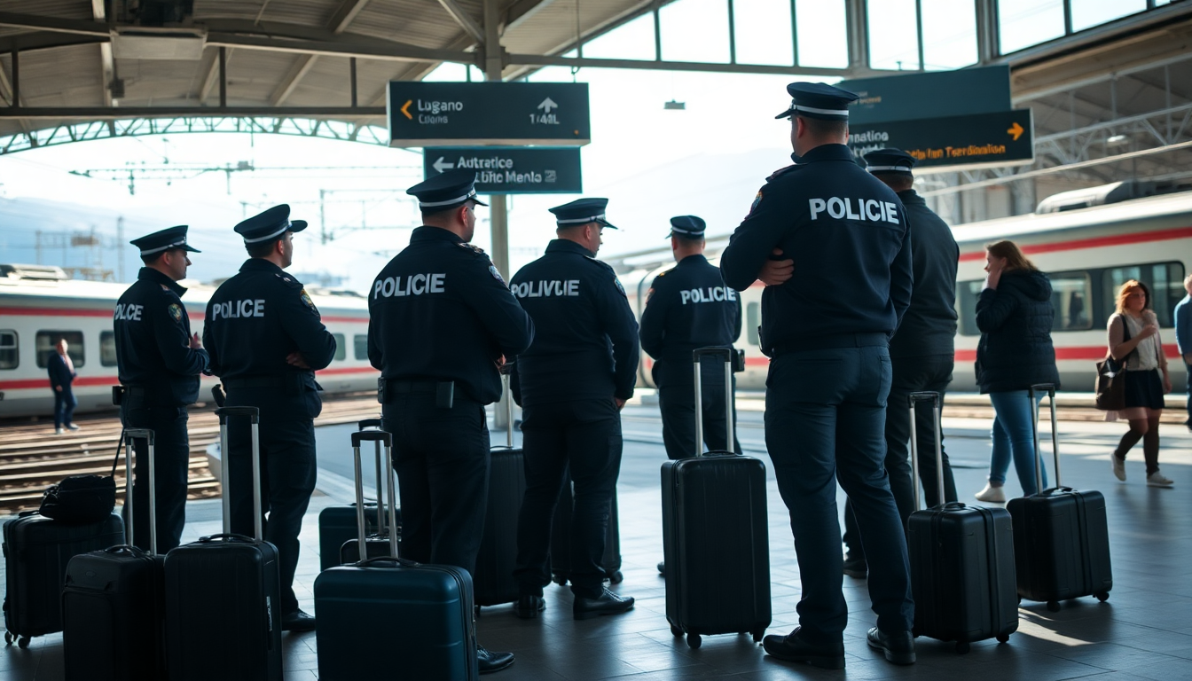 violenza in stazione la polizia interviene in un litigio tra viaggiatori python 1754162008