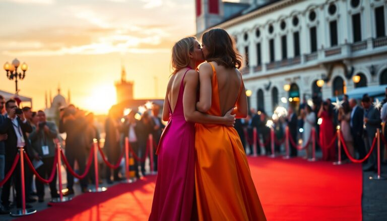 bacio da star gli influencer incantano il red carpet di venezia 1762857505
