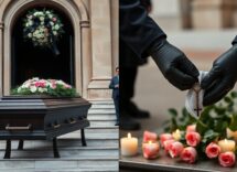 giada de blanck commossa ai funerali della madre episodio di contaminazione alimentare in puglia 1770932123