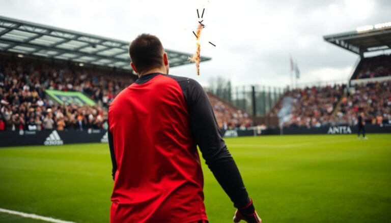 petardo lanciato da un tifoso dellinter lincidente che ha coinvolto audero 1770028676