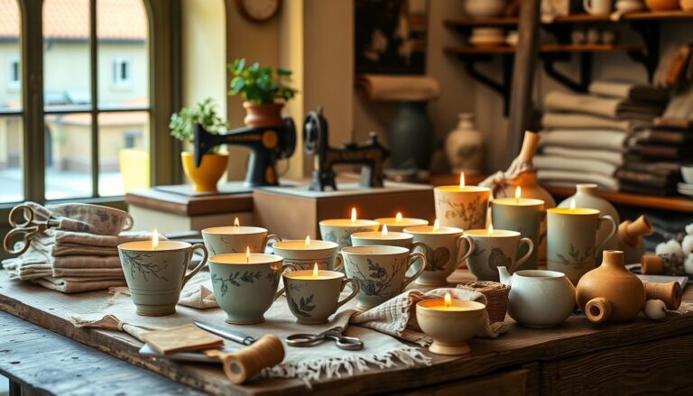 Meraki: candele in tazze vintage e artigianato tessile a Veronetta